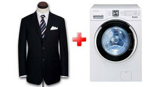 Можно ли классический пиджак стирать в машинке